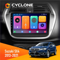Штатна магнітола Suzuki SX4 2013-2021 Cyclone C9-001 2x32 CPL