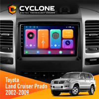 Штатна магнітола Toyota Land Cruiser Prado (120) 2002-2009 Cyclone C9-001 2x32 CPL