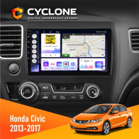 Штатна магнітола Honda Civic 2013-2017 Cyclone C10-011 4x64, DSP