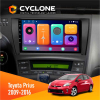 Штатна магнітола Toyota Prius 2009-2016 Black Cyclone C9-001 2x32 CPL