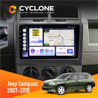 Штатна магнітола Jeep Compass 2007-2010 Cyclone C10-011 4x64, DSP