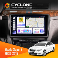 Штатна магнітола Skoda SuperB 2008-2015 Cyclone C10-011 4x64, DSP