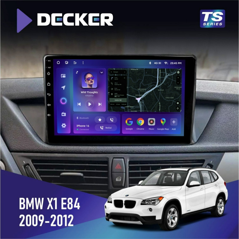 Штатна магнітола BMW X1 E84 2009-2012 Cyclone C10-013 4x64 DSP 4G