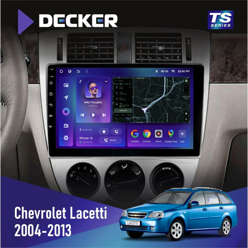 Штатна магнітола Chevrolet Lacetti 2004-2013 Cyclone C10-013 4x64 DSP 4G