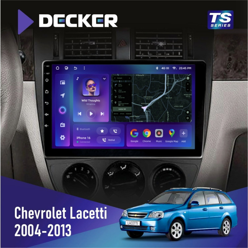 Штатна магнітола Chevrolet Lacetti 2004-2013 Black Cyclone C10-013 4x64 DSP 4G