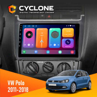 Штатна магнітола Volkswagen Polo 2011-2018 Cyclone C9-001 2x32 CPL