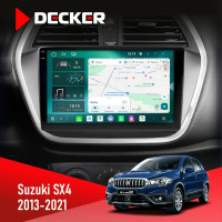 Штатна магнітола Suzuki SX4 2013-2021 Cyclone C9-013 4x64 DSP 4G