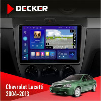 Штатна магнітола Chevrolet Lacetti 2004-2013 Decker D9-009 4x64, DSP, 4G, 2k