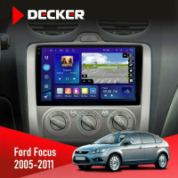 Штатна магнітола Ford Focus 2 2005-2011 Decker D9-009 4x64, DSP, 4G, 2k