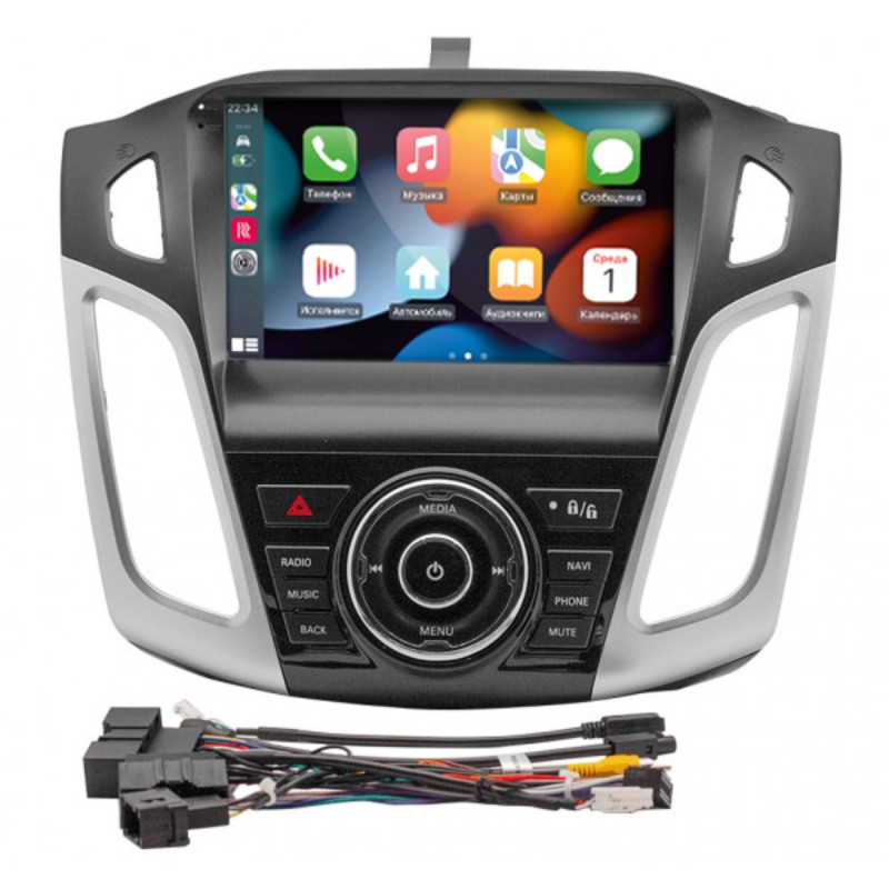 Штатна магнітола Ford Focus 2011-2019 Complete set Decker D9-009 4x64, DSP, 4G, 2k