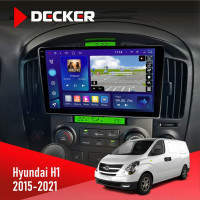 Штатна магнітола Hyundai H-1 2015-2021 Decker D9-009 4x64, DSP, 4G, 2k