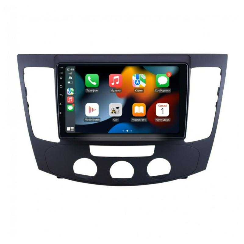 Штатна магнітола Hyundai Sonata 2008-2010 Decker D9-005 4x64, DSP, 360, 4G, 2k