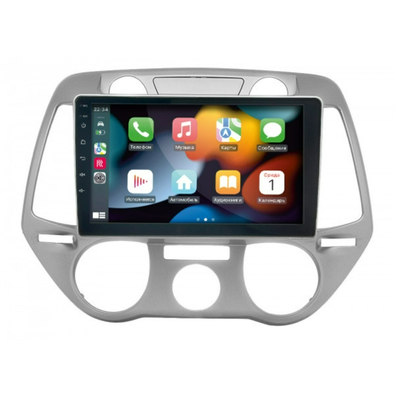 Штатна магнітола Hyundai I20 2009-2012 Decker D9-005 4x64, DSP, 360, 4G, 2k