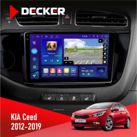Штатна магнітола KIA Ceed 2012-2019 Decker D9-009 4x64, DSP, 4G, 2k