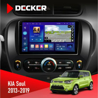 Штатна магнітола KIA Soul 2013-2019 Decker D9-009 4x64, DSP, 4G, 2k