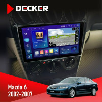 Штатна магнітола Mazda 6 2002-2007 Decker D9-009 4x64, DSP, 4G, 2k