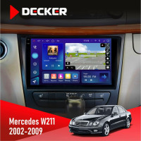 Штатна магнітола Mercedes-Benz E-Class (W211) 2002-2009 Decker D9-009 4x64, DSP, 4G, 2k