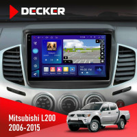 Штатна магнітола Mitsubishi L200 2006-2015 Decker D9-009 4x64, DSP, 4G, 2k
