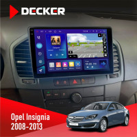 Штатна магнітола Opel Insignia 2008-2013 Decker D9-009 4x64, DSP, 4G, 2k