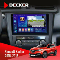 Штатна магнітола Renault Kadjar 2015-2018 Decker D9-009 4x64, DSP, 4G, 2k