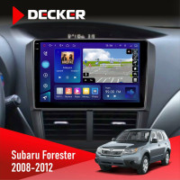 Штатна магнітола Subaru Forester 2008-2012 Decker D9-009 4x64, DSP, 4G, 2k
