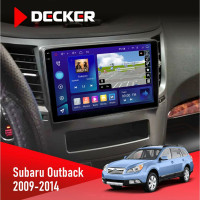 Штатна магнітола Subaru Outback 2009-2014 Decker D9-009 4x64, DSP, 4G, 2k