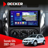 Штатна магнітола Suzuki SX4 2007-2013 Decker D9-009 4x64, DSP, 4G, 2k