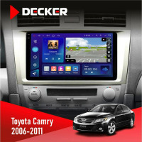 Штатна магнітола Toyota Camry 40 2006-2011 AMP Decker D9-009 4x64, DSP, 4G, 2k