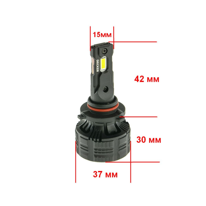 Світлодіодна лампа Decker PL-03 9006 5000K
