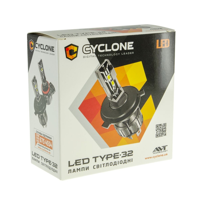 Світлодіодна лампа Cyclone Type-32 H11 6000K
