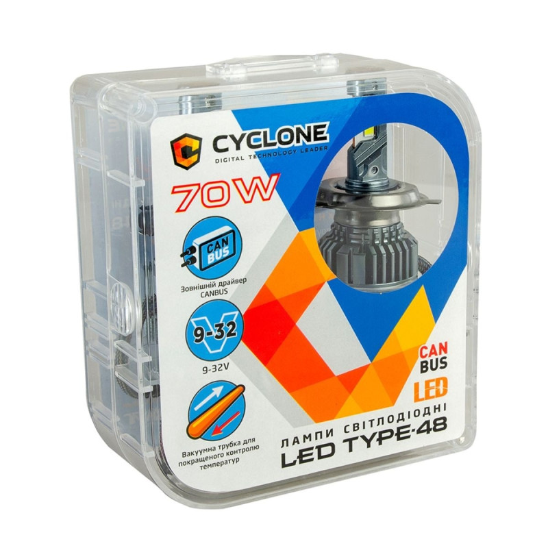 Світлодіодна лампа Cyclone Type-48 H7 5500K