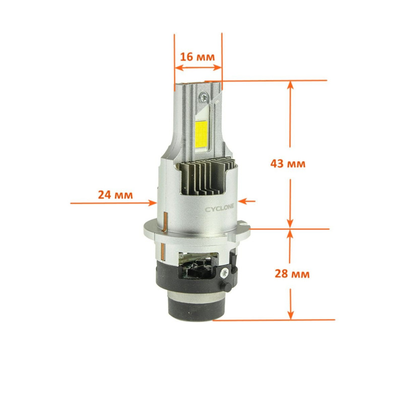 Світлодіодна лампа Cyclone Type-50 D2S Mini 6000K