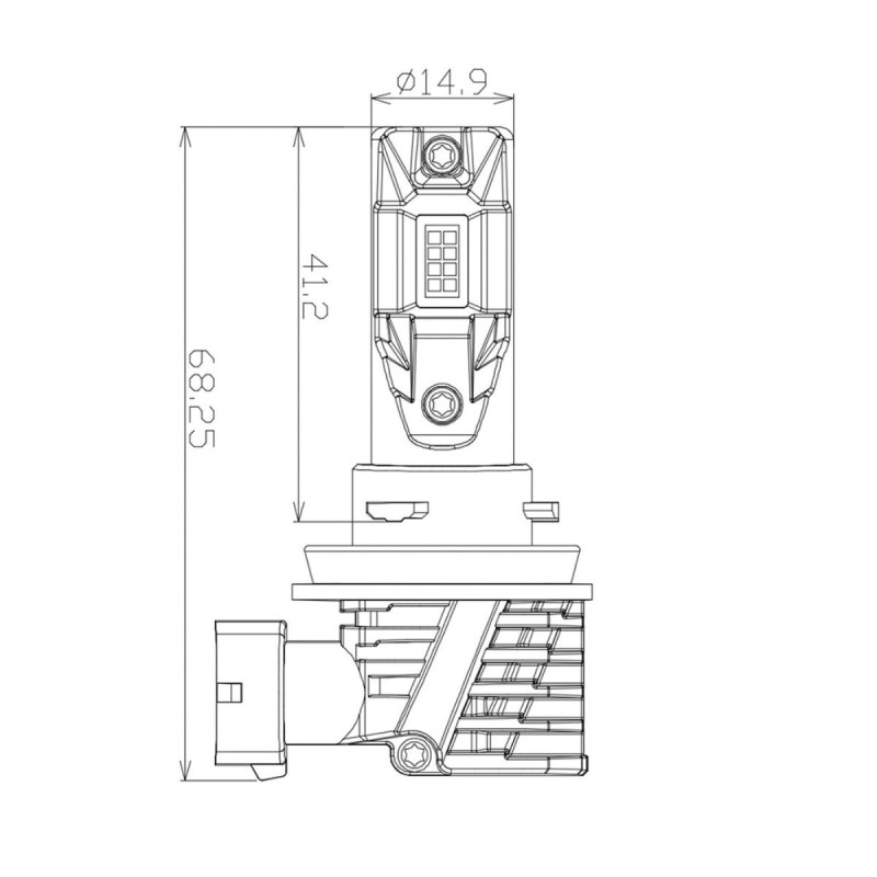 Світлодіодна лампа Nextone L7 H11 6000K