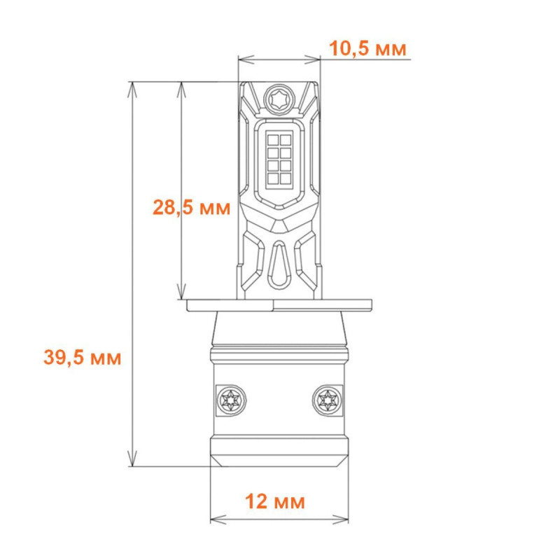 Світлодіодна лампа Nextone L7 H3 6000K