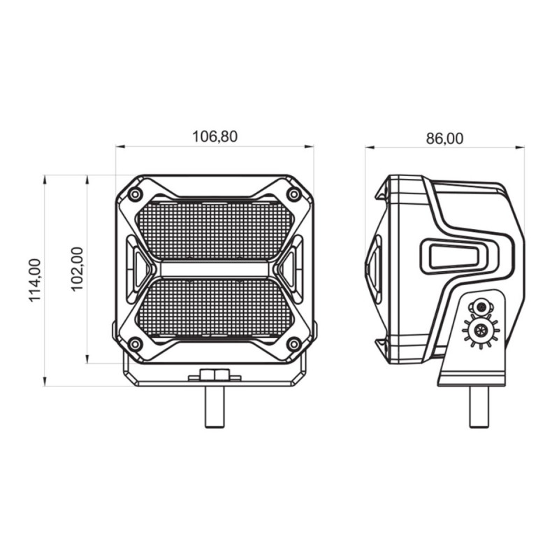 Cвітлодіодна фара WL-G7 30W Premium Driving