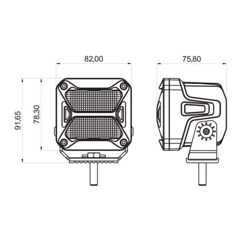 Cвітлодіодна фара WL-G7 mini 20W Premium Flood