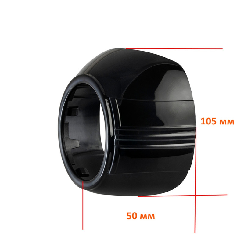 Маска S-28Black (2.5",3.0")