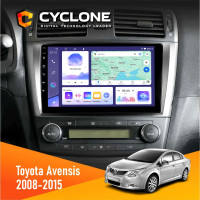 Штатна магнітола Toyota Avensis 2008-2015 Cyclone C9-011 4x64, DSP