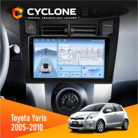 Штатна магнітола Toyota Yaris 2005-2010 Cyclone C9-012 4x64, DSP, 4G