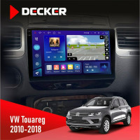 Штатна магнітола Volkswagen Touareg 2010-2018 Decker D9-009 4x64, DSP, 4G, 2k