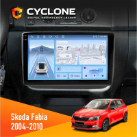 Штатна магнітола Skoda Fabia 2007-2014 Cyclone C10-012 4x64, DSP, 4G