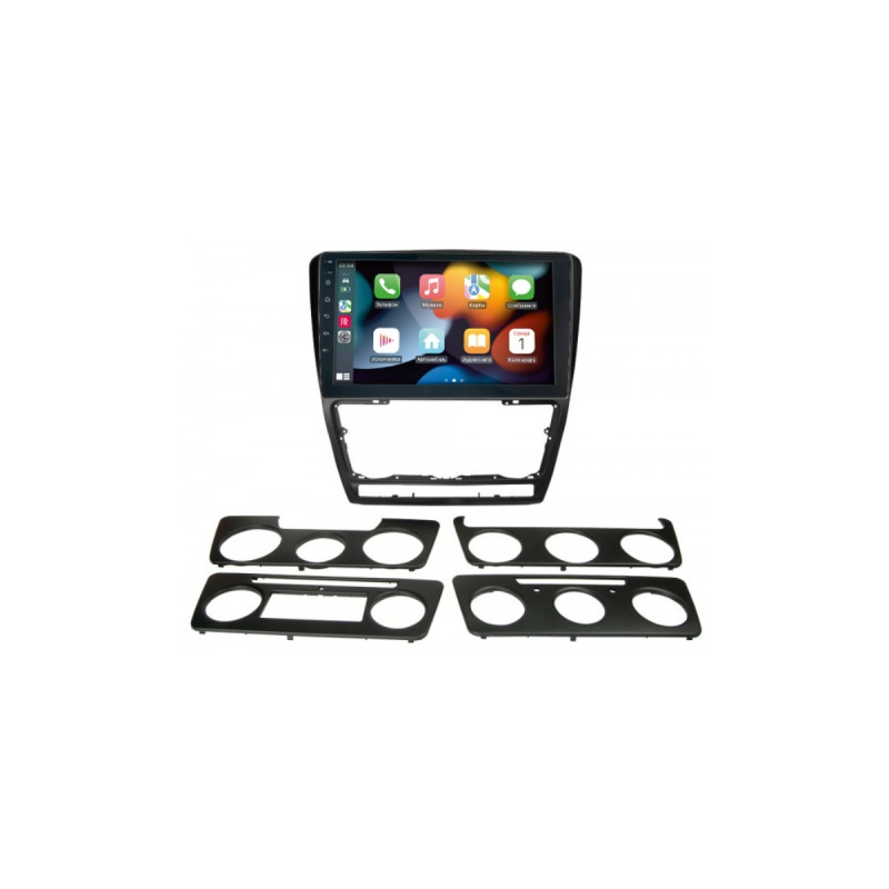 Штатна магнітола Skoda Octavia A5 2008-2013 Black Cyclone C10-012 4x64 DSP 4G