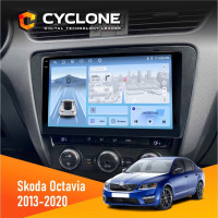 Штатна магнітола Skoda Octavia A7 2013-2020 Cyclone C10-012 4x64, DSP, 4G