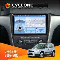 Штатна магнітола Skoda Yeti 2009-2017 Cyclone C10-012 4x64, DSP, 4G