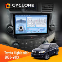 Штатна магнітола Toyota Highlander 2008-2013 Cyclone C10-012 4x64, DSP, 4G