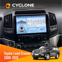 Штатна магнітола Toyota Land Cruiser (200) 2008-2015 Cyclone C10-012 4x64, DSP, 4G