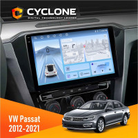 Штатна магнітола Volkswagen Passat 2012-2021 Cyclone C10-012 4x64, DSP, 4G