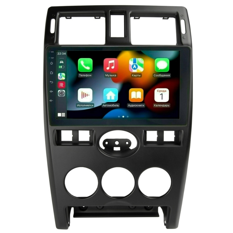 Штатна магнітола Lada Priora Black 2007-2014 Decker D9-006 4x64, 4G