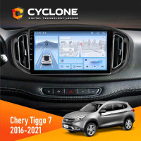 Штатна магнітола Chery Tiggo 7 2014-2021 Cyclone C10-012 4x64, DSP, 4G
