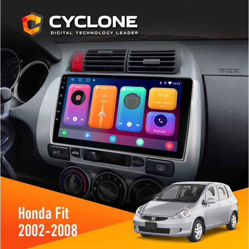 Штатна магнітола Honda Fit 2002-2008 Cyclone C9-001 2x32 CPL